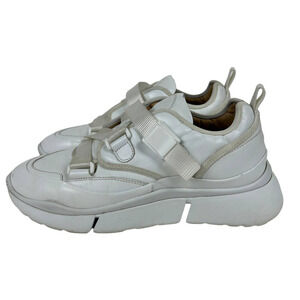 Chloe White Leather Sonnie Slip On Sneaker 11.5